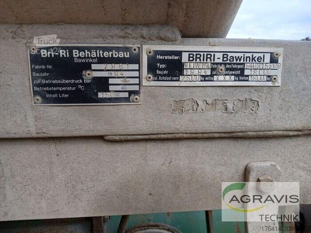 Tehnologija gnojevke Briri VTTW 15000