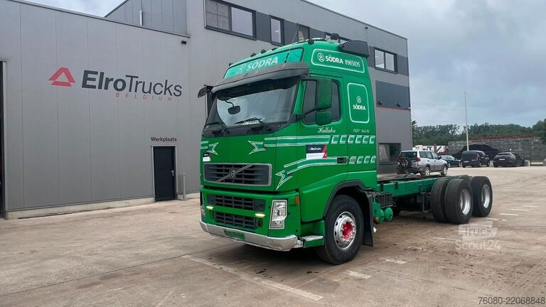 Podvozok s kabínou Volvo FH 520 (6X4 / LONG CHASSIS / FRONT STEEL)
