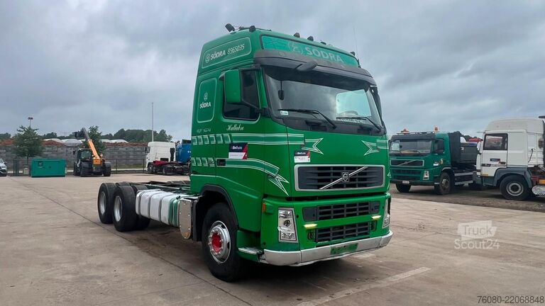 Podvozok s kabínou Volvo FH 520 (6X4 / LONG CHASSIS / FRONT STEEL)