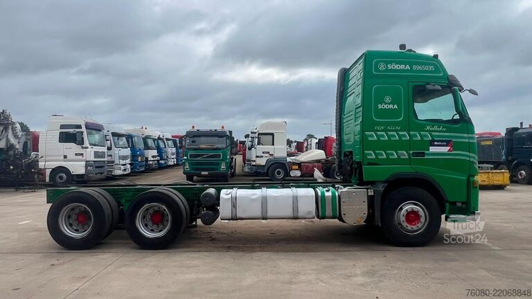 Podvozok s kabínou Volvo FH 520 (6X4 / LONG CHASSIS / FRONT STEEL)