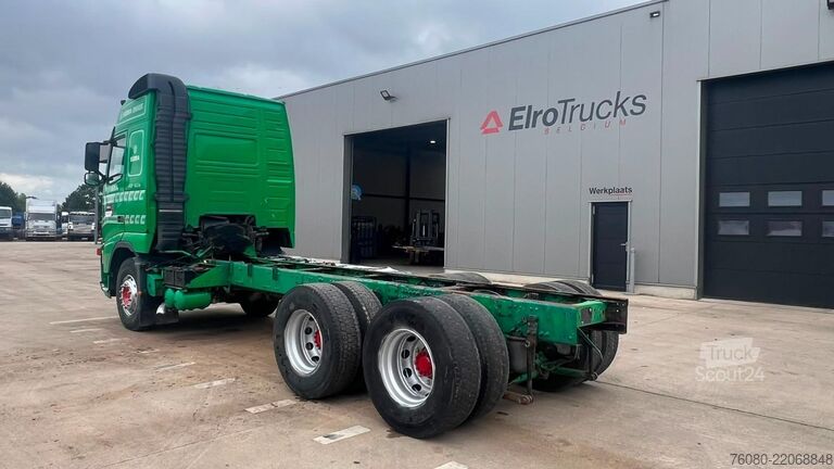 Podvozok s kabínou Volvo FH 520 (6X4 / LONG CHASSIS / FRONT STEEL)