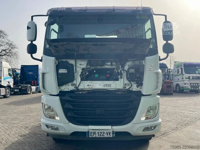 Systém hákového ramena DAF CF 440 Euro 6, 6x2 , Hook, Moving axel, Lift axel