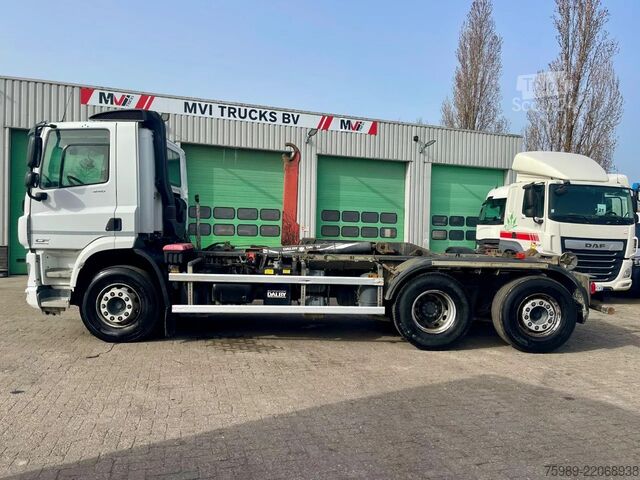Systém hákového ramena DAF CF 440 Euro 6, 6x2 , Hook, Moving axel, Lift axel