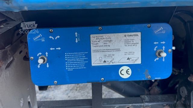 Camião plataforma com lona MAN TGM 18.340