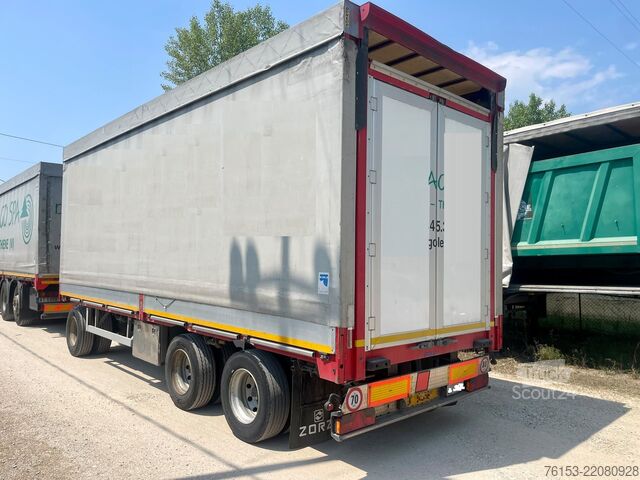 отворена ремарке със строшен брезент Zorzi 26R 073 19P ALZA E ABBASSA ELETTRICO