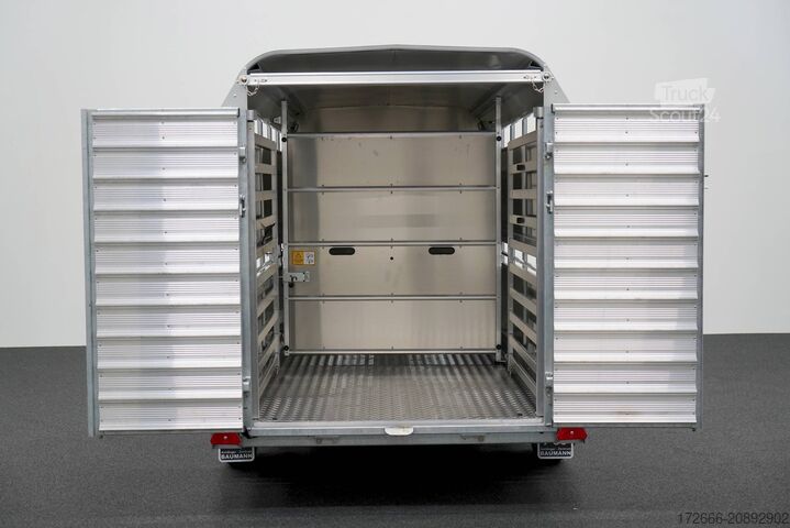 állatszállító pótkocsi Ifor Williams TA5 HD | 12x6 | RAMPE-/TÜR-KOMBI 372X156X183CM VIEHANHÄNGER | 2X LÜFTUNG