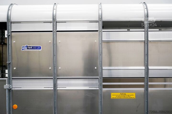 Remorque à bétail Ifor Williams TA5 HD | 12x6 | RAMPE-/TÜR-KOMBI 372X156X183CM VIEHANHÄNGER | 2X LÜFTUNG