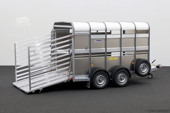 állatszállító pótkocsi Ifor Williams TA510 | 10x6 | RAMPE-/TÜR-KOMBI 311X178X183CM VIEHANHÄNGER | 2X LÜFTUNG