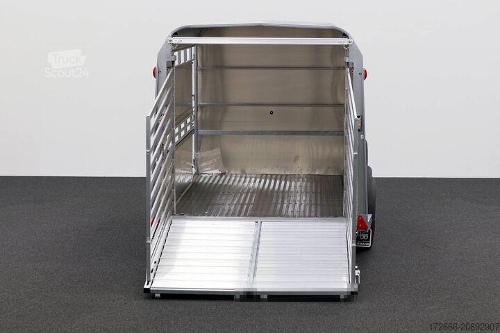 állatszállító pótkocsi Ifor Williams TA510 | 10x6 | RAMPE-/TÜR-KOMBI 311X178X183CM VIEHANHÄNGER | 2X LÜFTUNG