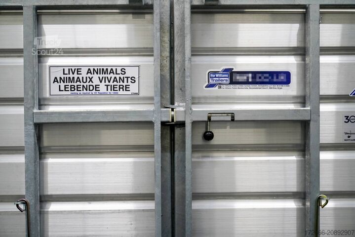 állatszállító pótkocsi Ifor Williams TA510 | 10x6 | RAMPE-/TÜR-KOMBI 311X178X183CM VIEHANHÄNGER | 2X LÜFTUNG
