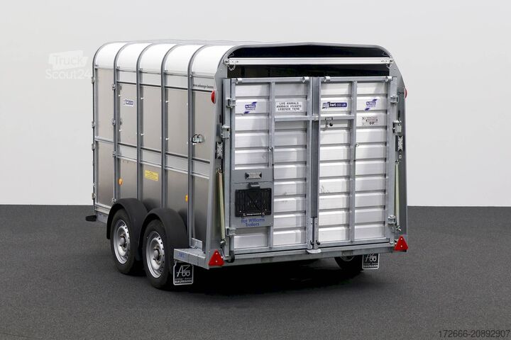 állatszállító pótkocsi Ifor Williams TA510 | 10x6 | RAMPE-/TÜR-KOMBI 311X178X183CM VIEHANHÄNGER | 2X LÜFTUNG