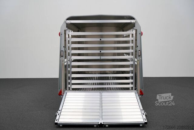 причіп для перевезення худоби Ifor Williams TA510 | 14x6 | RAMPE-/TÜR-KOMBI 434X178X183CM VIEHANHÄNGER | 2X LÜFTUNG