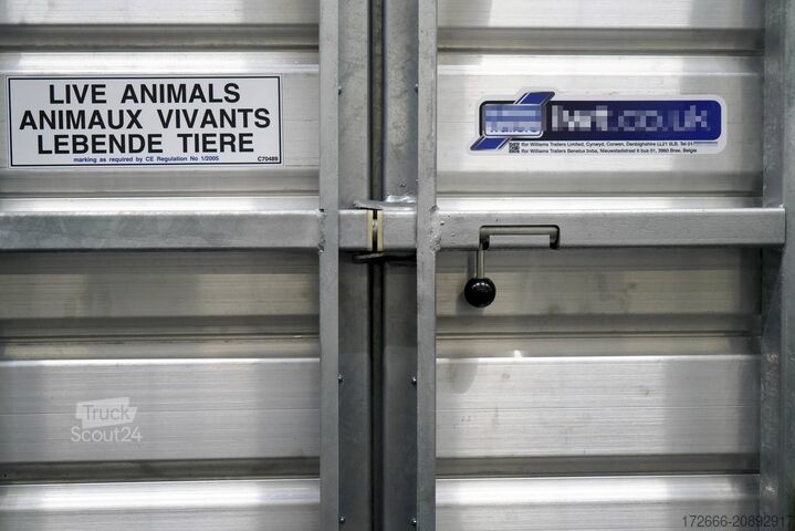 állatszállító pótkocsi Ifor Williams TA510 | 14x6 | RAMPE-/TÜR-KOMBI 434X178X183CM VIEHANHÄNGER | 2X LÜFTUNG