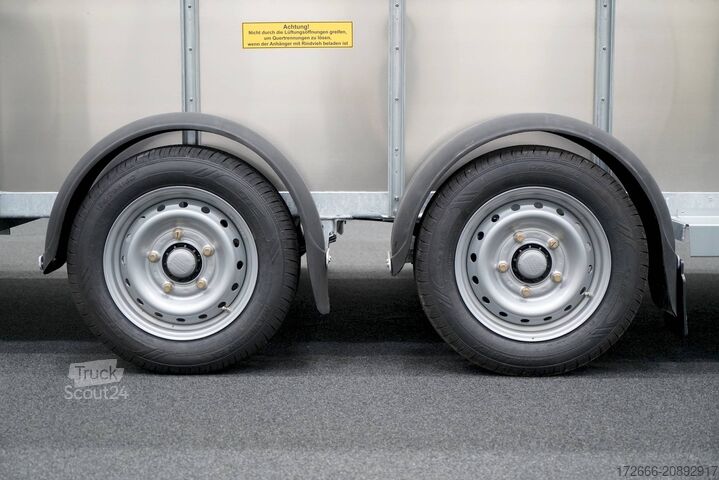 állatszállító pótkocsi Ifor Williams TA510 | 14x6 | RAMPE-/TÜR-KOMBI 434X178X183CM VIEHANHÄNGER | 2X LÜFTUNG