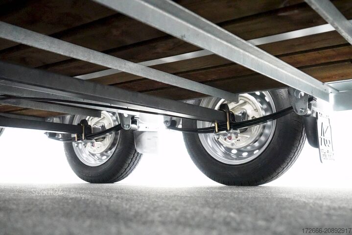 állatszállító pótkocsi Ifor Williams TA510 | 14x6 | RAMPE-/TÜR-KOMBI 434X178X183CM VIEHANHÄNGER | 2X LÜFTUNG