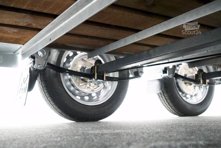 állatszállító pótkocsi Ifor Williams TA510 | 14x7 | RAMPE-/TÜR-KOMBI 434X178X214CM VIEHANHÄNGER | 2X LÜFTUNG