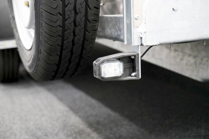 állatszállító pótkocsi Ifor Williams TA510 | 14x7 | RAMPE-/TÜR-KOMBI 434X178X214CM VIEHANHÄNGER | 2X LÜFTUNG