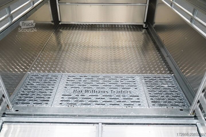 állatszállító pótkocsi Ifor Williams TA510GT | 16x7 | TANK | RAMPE-/TÜR-KOMBI 497X178X214CM VIEHANHÄNGER | 2X LÜFTUNG