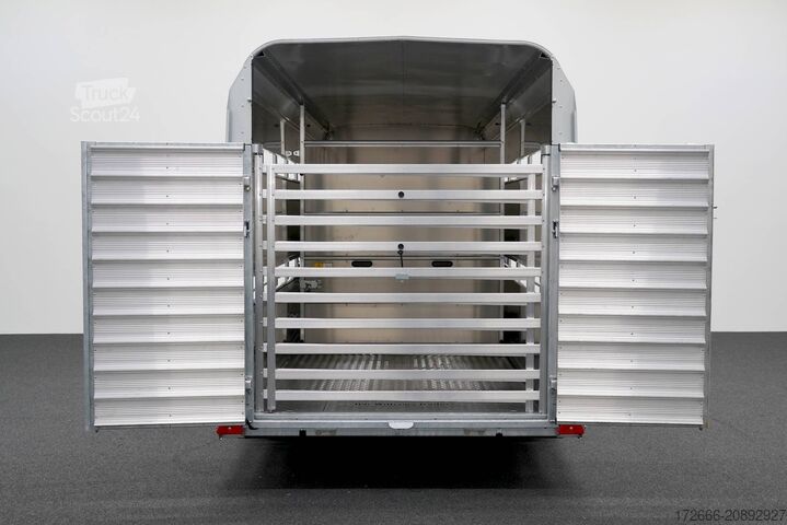 állatszállító pótkocsi Ifor Williams TA510GT | 16x7 | TANK | RAMPE-/TÜR-KOMBI 497X178X214CM VIEHANHÄNGER | 2X LÜFTUNG