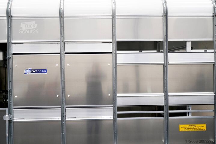 állatszállító pótkocsi Ifor Williams TA510GT | 16x7 | TANK | RAMPE-/TÜR-KOMBI 497X178X214CM VIEHANHÄNGER | 2X LÜFTUNG