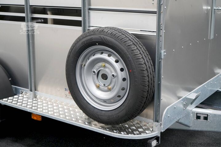 állatszállító pótkocsi Ifor Williams TA510GT | 16x7 | TANK | RAMPE-/TÜR-KOMBI 497X178X214CM VIEHANHÄNGER | 2X LÜFTUNG