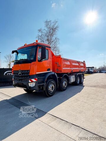Autocarro ribaltabile MERCEDES-BENZ Arocs 4142 8x4 MEILLER Kipper Bordmatik