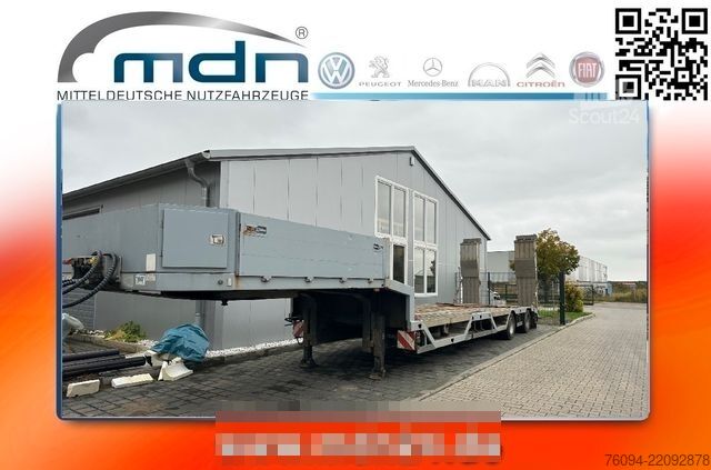 Matala lavettipuoliperävaunu MEUSBURGER MTS-2 Tieflader RADMULDEN