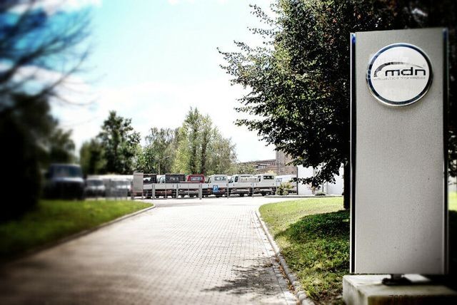 Matala lavettipuoliperävaunu MEUSBURGER MTS-2 Tieflader RADMULDEN