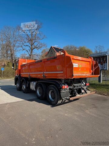 Camion ribaltabile trilaterale MERCEDES-BENZ Arocs 4142 8x4 MEILLER Kipper Bordmatik