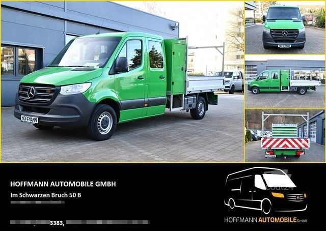 Furgoneta pick-up MERCEDES-BENZ Sprinter 314 CDI Pritsche DoKa L3 RWD Navigation
