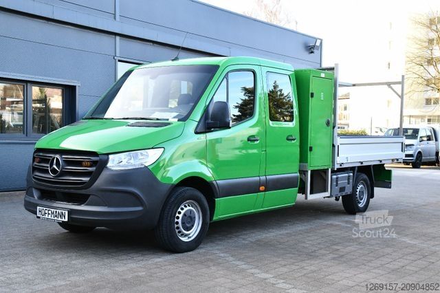 Furgoneta pick-up MERCEDES-BENZ Sprinter 314 CDI Pritsche DoKa L3 RWD Navigation