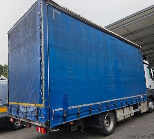 Tenteli düz yataklı kamyon MERCEDES-BENZ Aufbau Pritsche Plane L6,5m / H 3m