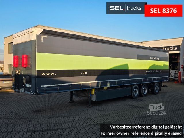 Åben sættevogn med presenning SCHMITZ CARGOBULL SCS 24/L - 13.62 EB / Lift / EDSCHA/Stapleraufn.