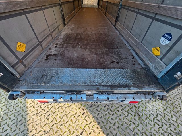 Åben sættevogn med presenning SCHMITZ CARGOBULL SCS 24/L - 13.62 EB / Lift / EDSCHA/Stapleraufn.