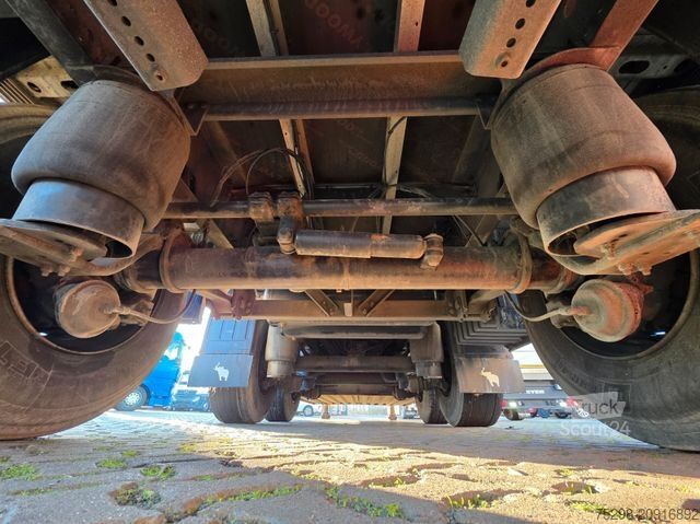 Åben sættevogn med presenning SCHMITZ CARGOBULL SCS 24/L - 13.62 EB / Lift / EDSCHA/Stapleraufn.