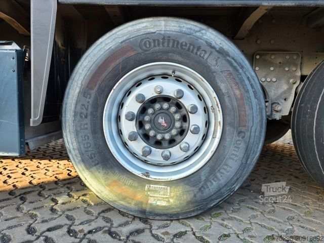 Åben sættevogn med presenning SCHMITZ CARGOBULL SCS 24/L - 13.62 EB / Lift / EDSCHA/Stapleraufn.