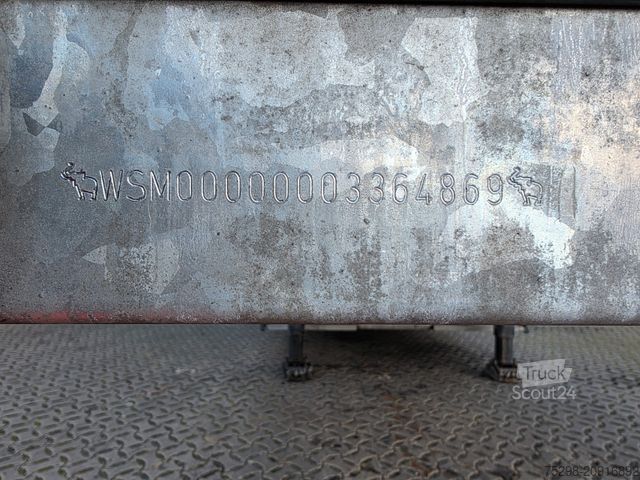 Åben sættevogn med presenning SCHMITZ CARGOBULL SCS 24/L - 13.62 EB / Lift / EDSCHA/Stapleraufn.