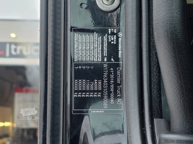 Standarta vilcējs MERCEDES-BENZ Actros 1853 / Retarder / Kipphydraulik / PTO /6E