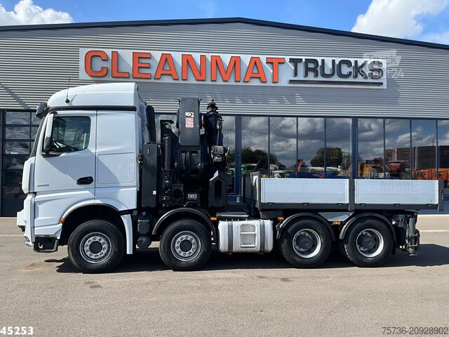 معيار SZM Mercedes-Benz Arocs 3253 8x4 Hiab 105 Tonmeter laadkraan