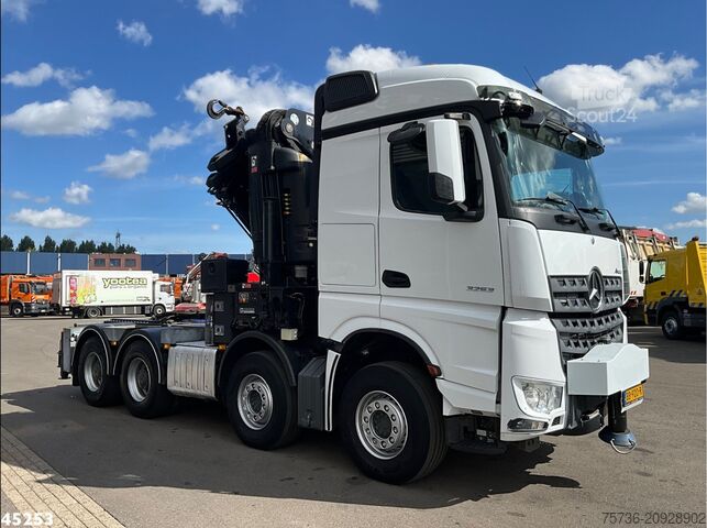 معيار SZM Mercedes-Benz Arocs 3253 8x4 Hiab 105 Tonmeter laadkraan