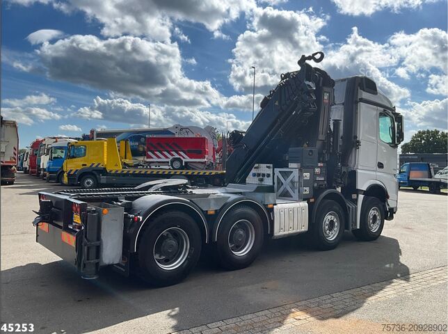 معيار SZM Mercedes-Benz Arocs 3253 8x4 Hiab 105 Tonmeter laadkraan
