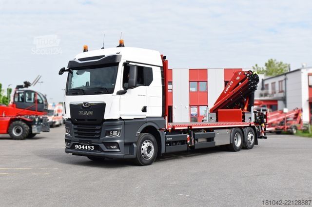 Speciális rendeltetésű teherautó MAN TGX 26.400 mit Hiab Ladekran