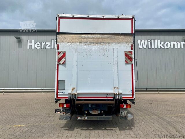 Flaklastbil med kapell MERCEDES-BENZ Atego 1527 | Dautel LBW*Saftey-Paket*AC*Gardine