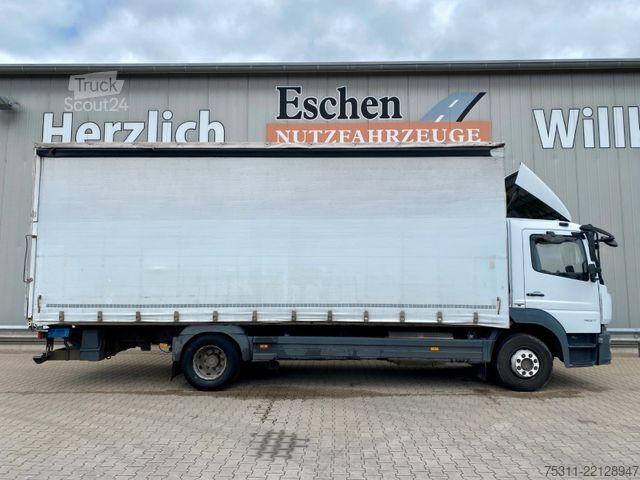 Flaklastbil med kapell MERCEDES-BENZ Atego 1527 | Dautel LBW*Saftey-Paket*AC*Gardine