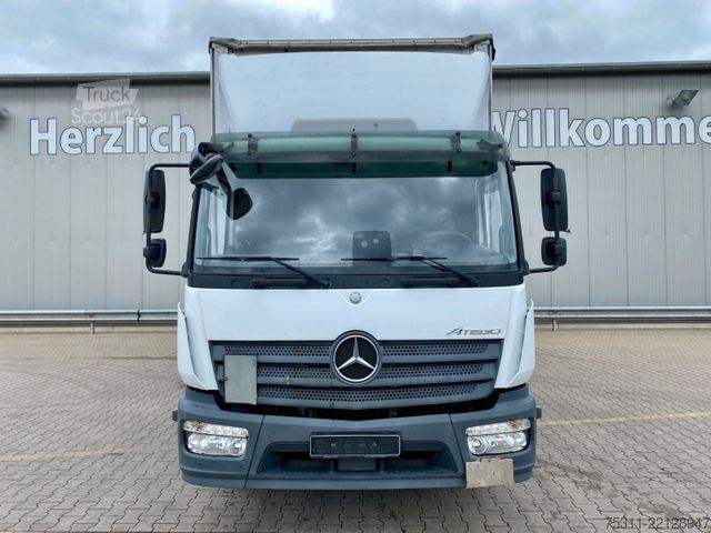 Flaklastbil med kapell MERCEDES-BENZ Atego 1527 | Dautel LBW*Saftey-Paket*AC*Gardine