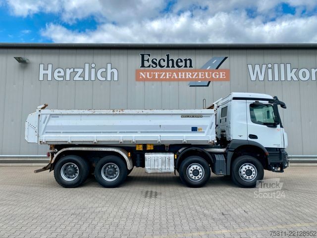 Tresidig tippbil MERCEDES-BENZ Arocs 3243K 8x4*Blatt*MEILLER*3SKipper*Bordmatik