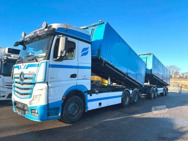Pašizgāzējs kravas automašīna MERCEDES-BENZ Actros 2551 Dreiseiten Getreidekipper 6x2