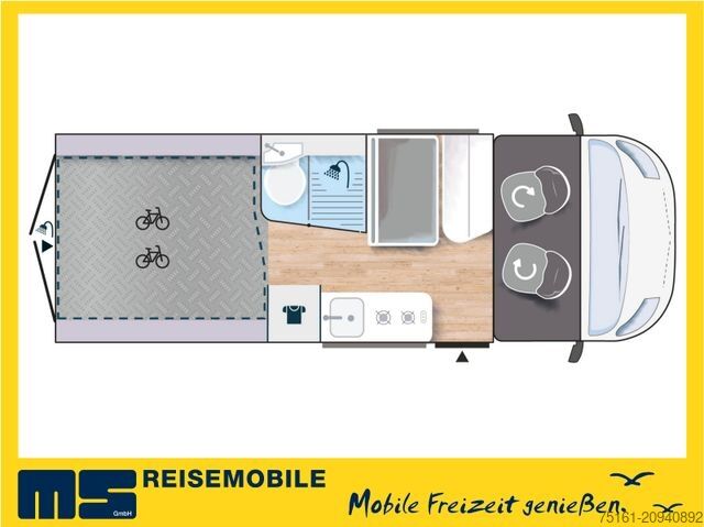 Camping-car CHAUSSON V690 SPORT LINE / -2026- / XXL-HUBBETT E-BIKE GA