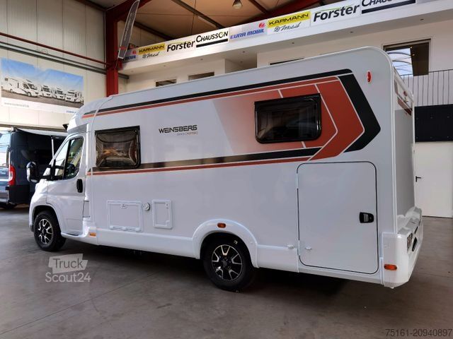 Teilintegriertes Wohnmobil WEINSBERG CARACOMPACT 600 MEG EDITION PEPPER /EINZELBETTEN