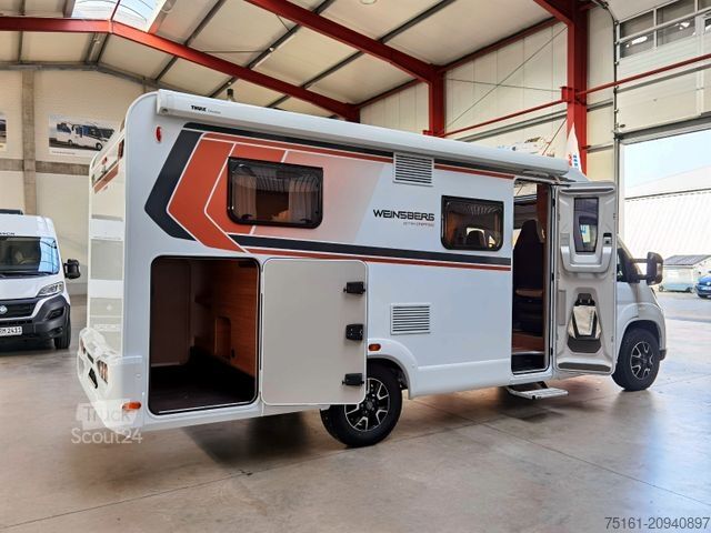 Teilintegriertes Wohnmobil WEINSBERG CARACOMPACT 600 MEG EDITION PEPPER /EINZELBETTEN